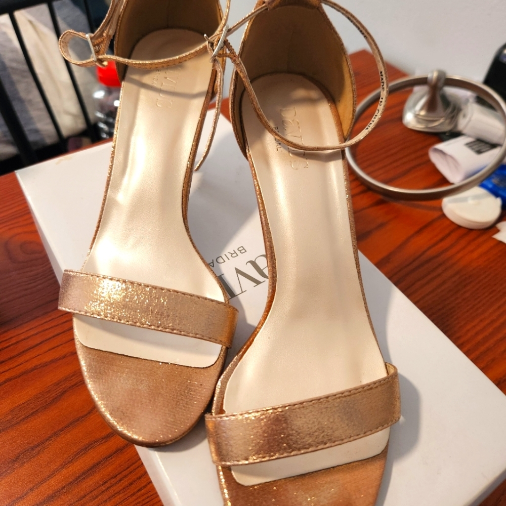 David's Bridal heels